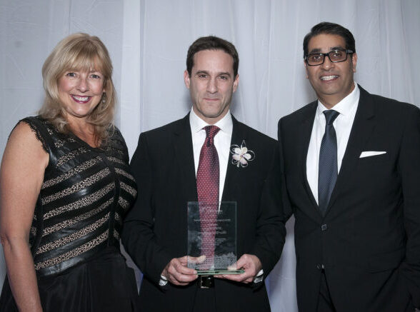 David Yochlowitz accepts Burnaby Hospital Foundation Award for Corporate Citizenship 2014